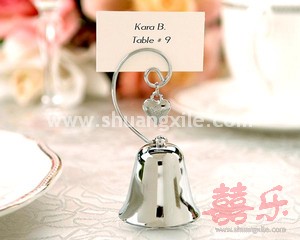 Charming Bell Place Card Holder